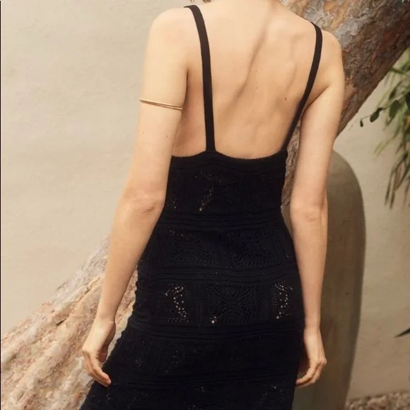 NWT ANTHROPOLOGIE CROCHET MINI DRESS 1X plus - Picture 5 of 7